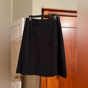 Ann Taylor black midi skirt